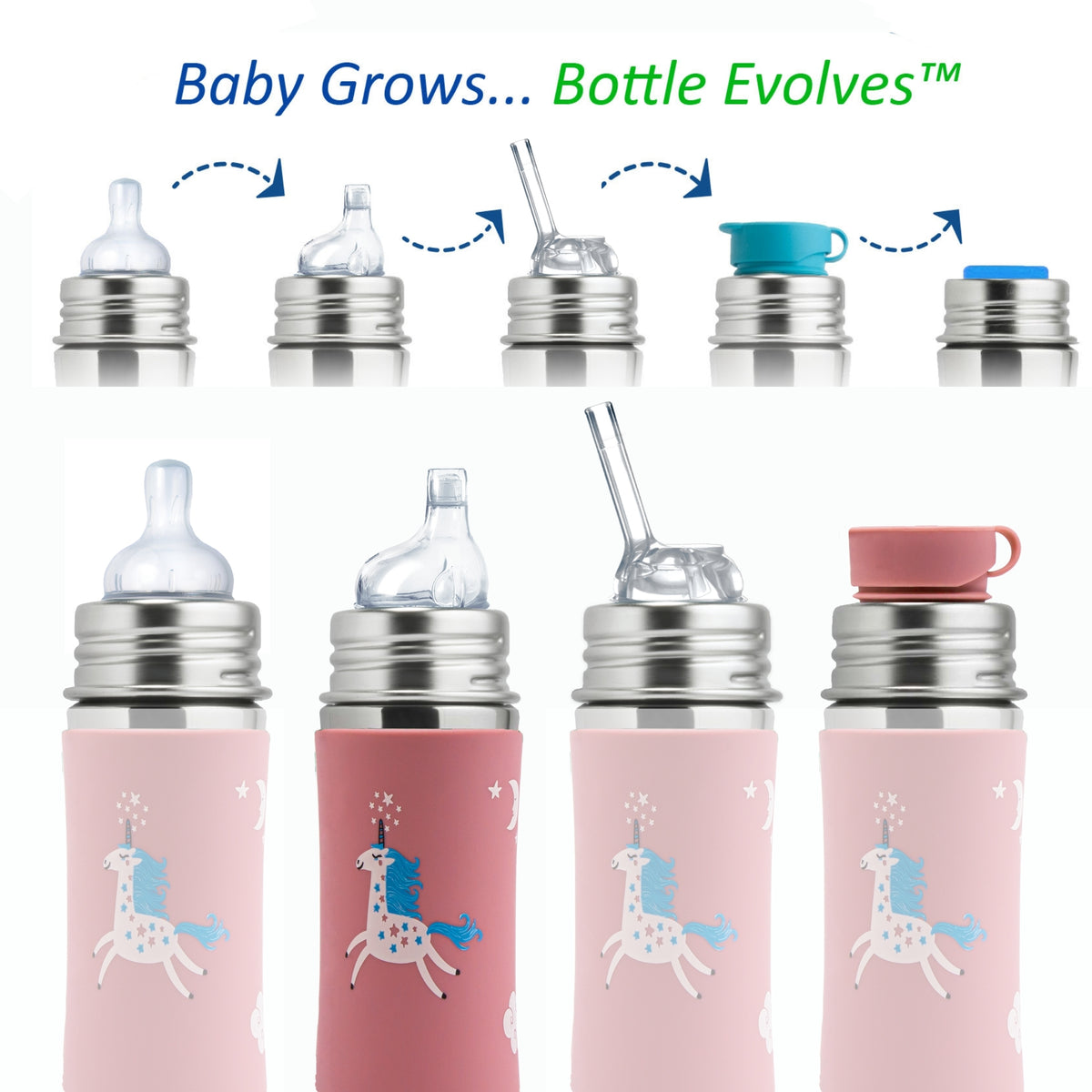 Pura Kiki Pipflaska 325 ml / unicorn