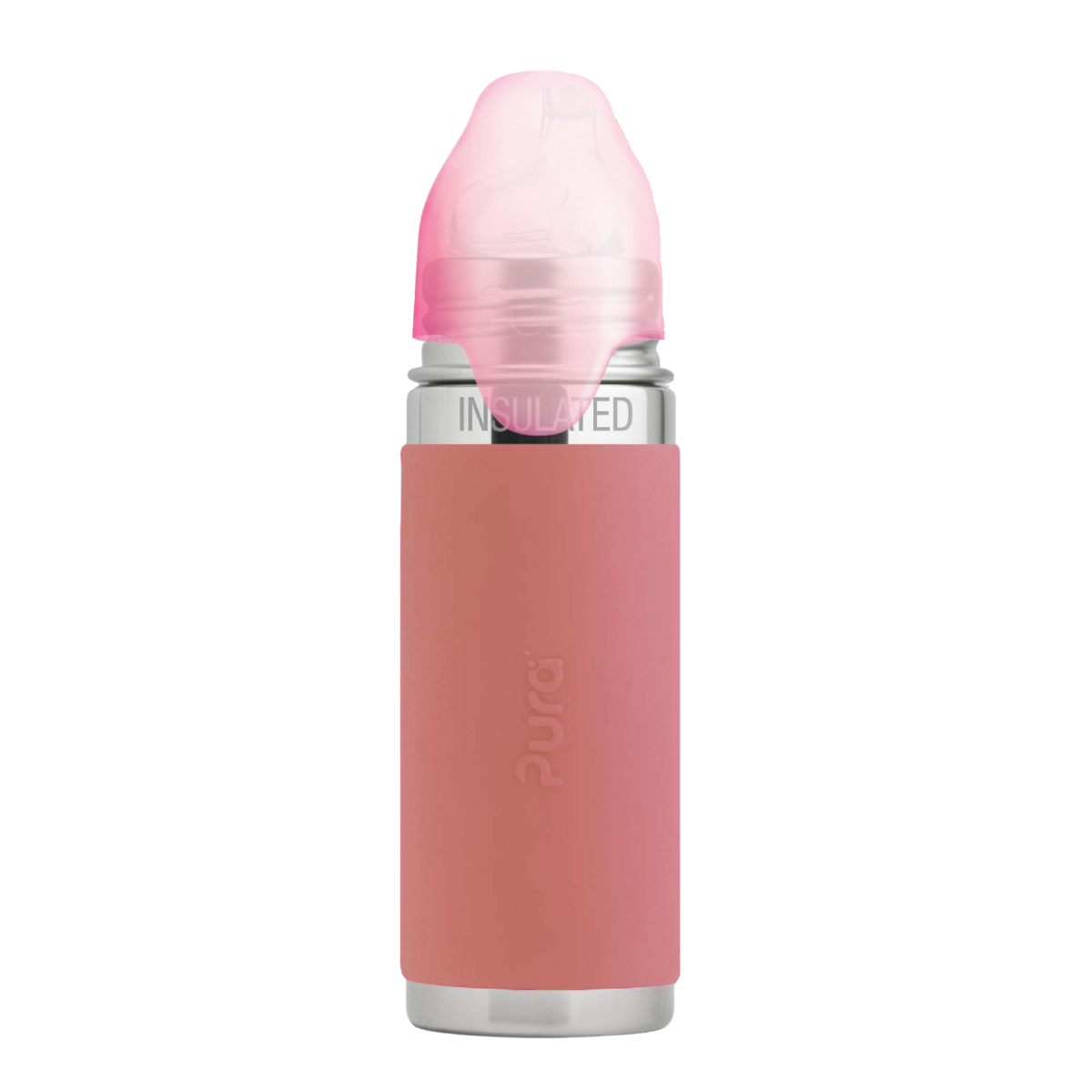 Pura Kiki Isolerad Pipflaska 260 ml / rose