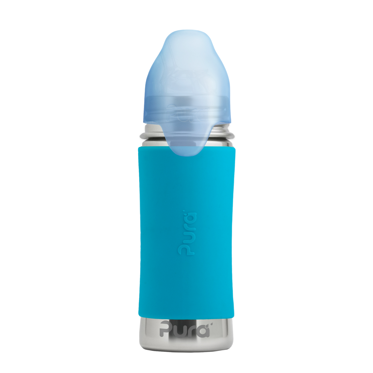 Pura Kiki Sugrörsflaska Kiddo 325 ml / aqua