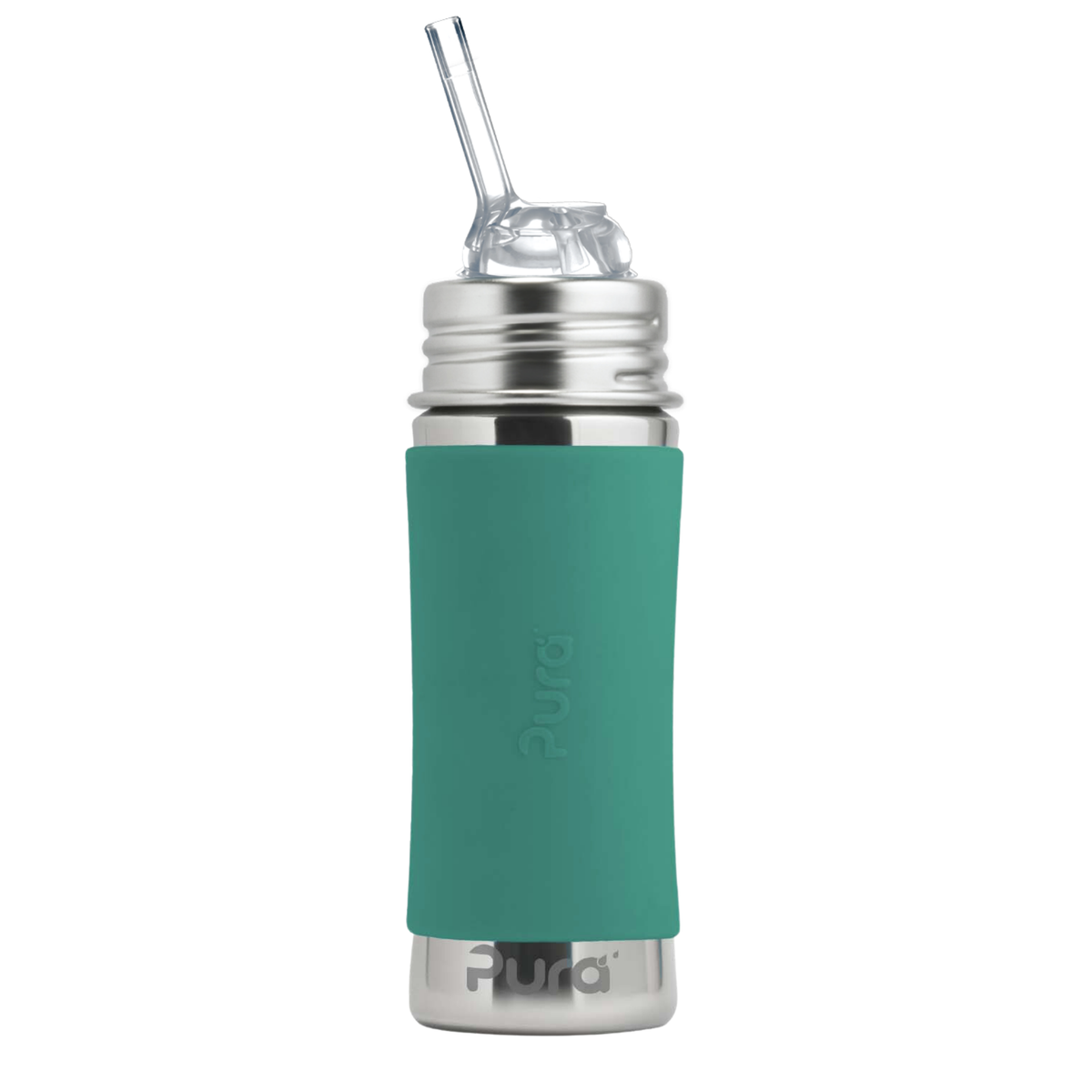 Pura Kiki Sugrörsflaska Kiddo 325 ml / mint