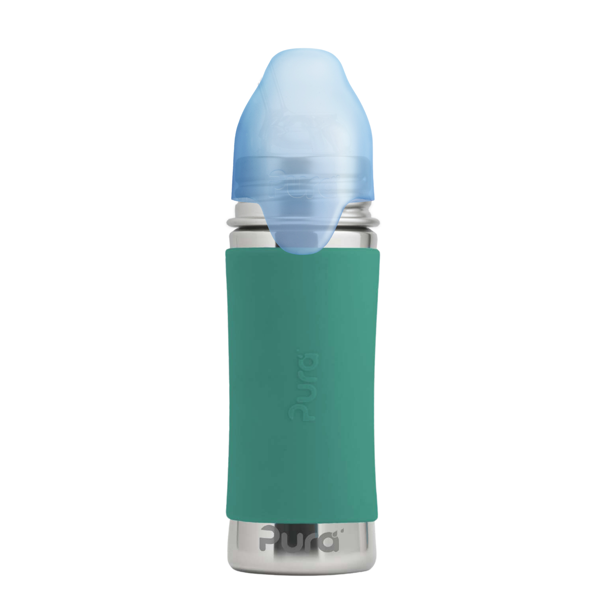 Pura Kiki Sugrörsflaska Kiddo 325 ml / mint
