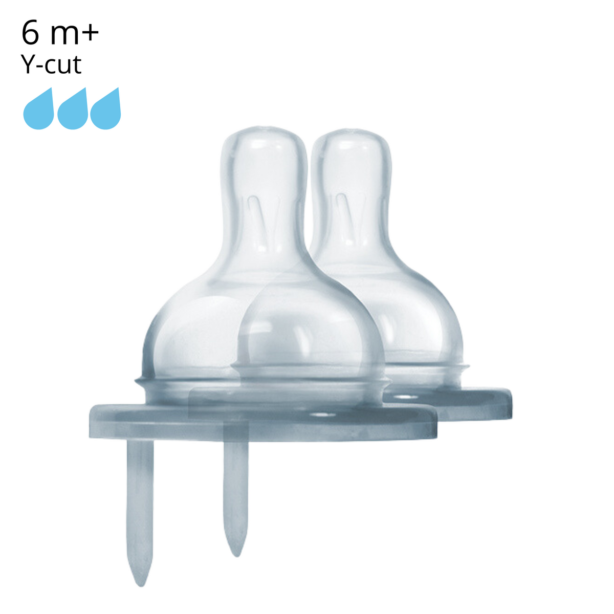 Pura Kiki Dinapp 2-pack (6m+/Y-cut)