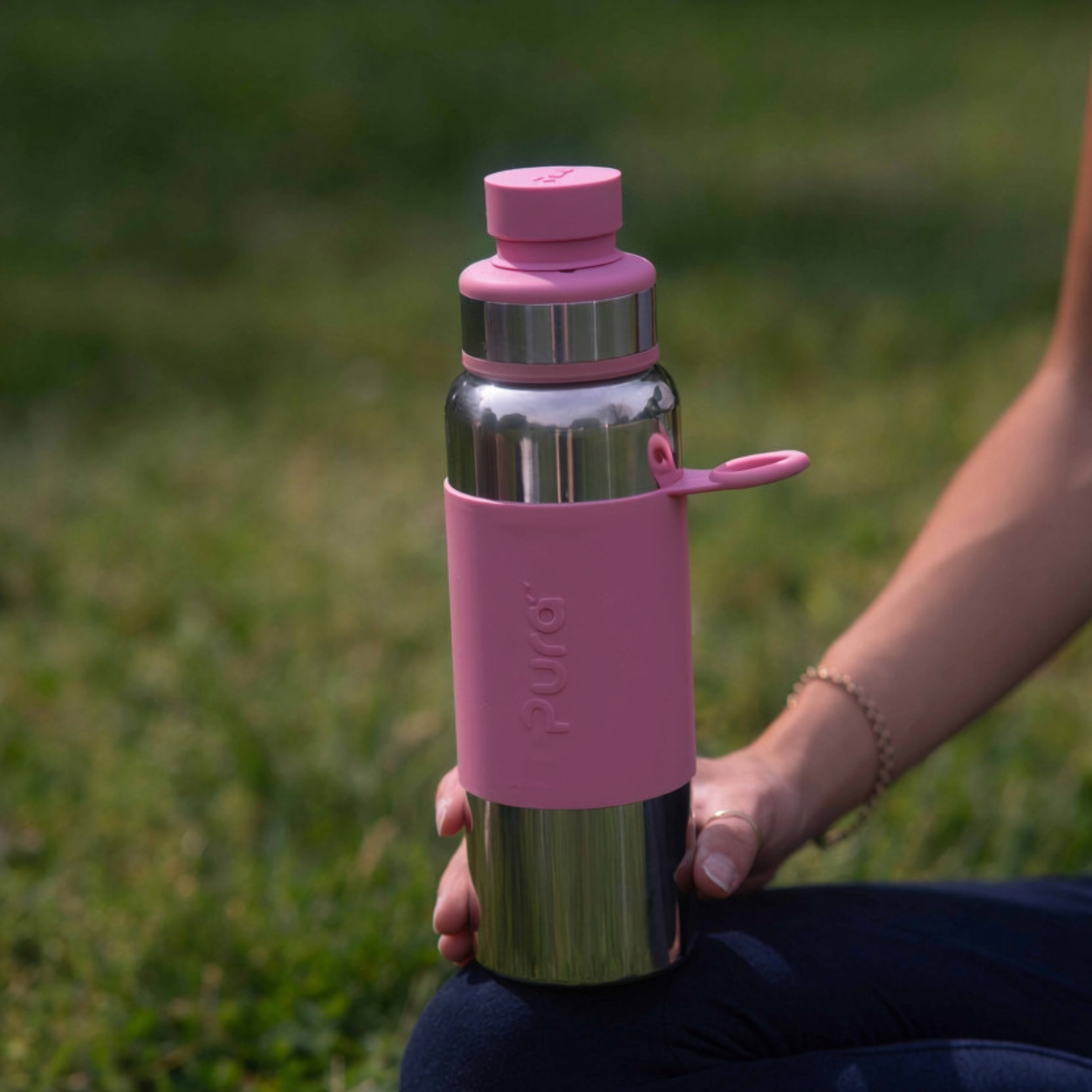 Pura Isolerad Vattenflaska 650 ml / rose